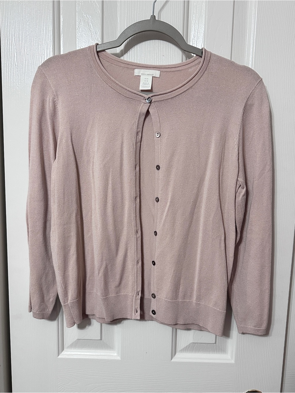 H&M Dusty Rose Button-Front Women's Cardigan